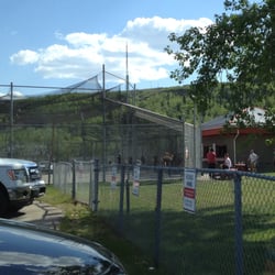 The Cage Batting Range - View from the Parking lot, also reserved parking for customers.