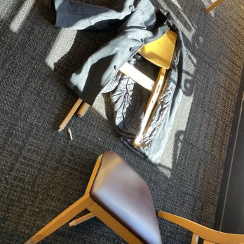 Panera Bread - A chair that collapsed as I sat down. - Salad Near Me - Santa Fe, New Mexico
