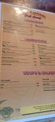Menu photo 3 Lone Cabbage Fish Camp Cocoa, FL