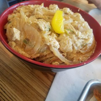 Tokyo Cafe - Donburi Katsu Pork Bowl (lots of scrambled egg on top) - Japanese Near Me - Fort Worth, Texas Tokyo Cafe - Donburi Katsu Pork Bowl (lots of scrambled egg on top) - Japanese Near Me - Fort Worth, Texas