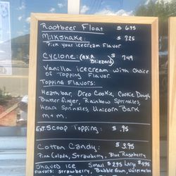 Menu board 1