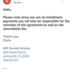 ADT "outstanding" (not!!!!) customer service. ADT "outstanding" (not!!!!) customer service.