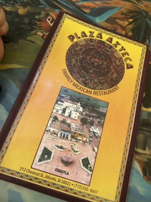 Menu photo 2 Plaza Azteca Atlantic, IA Menu photo 2 Plaza Azteca Atlantic, IA