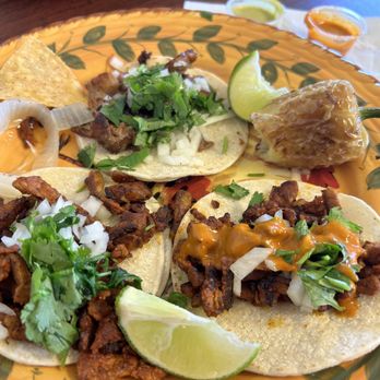 Altitas - Small tacos de adobada and carnitas along with items from salsa bar. - Mexican Near Me - Monmouth, Oregon