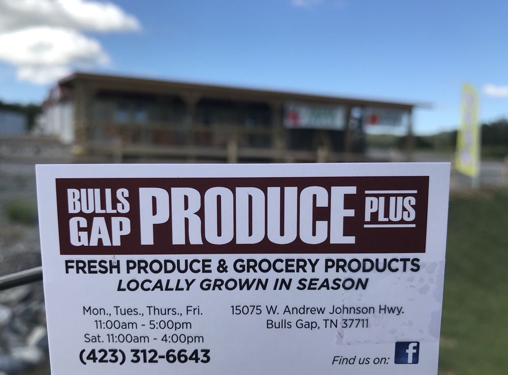 BULLS GAP PRODUCE 15075 W Andrew Johnson Hwy, Bulls Gap, Tennessee