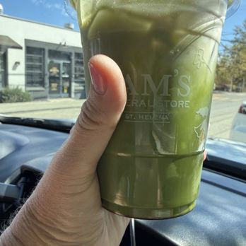 Sams General Store - Iced strawberry matcha - Sandwiches Near Me - St. Helena, California Sams General Store - Iced strawberry matcha - Sandwiches Near Me - St. Helena, California