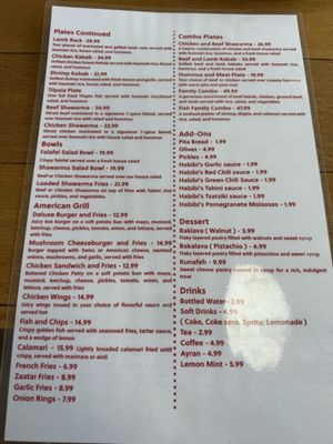 Menu photo 6 Habibi’s Kabab Marina, CA Menu photo 6 Habibi’s Kabab Marina, CA