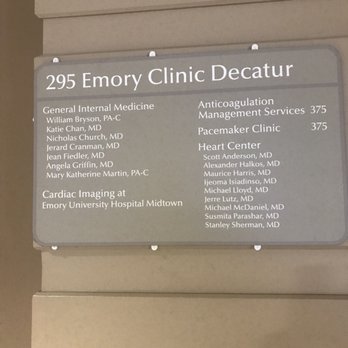Emory Clinic - Emory Clinic Suite 295.  First office one the right after entering the building. - Internal Medicine Near Me - Decatur, Georgia