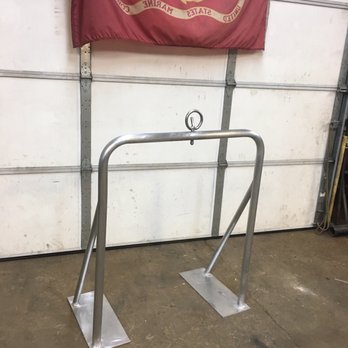 Valentines Welding - Ski tow bar custom made! Even the loop! It's stainless. - Metal Fabricators Near Me - Kimberling City, Missouri Valentines Welding - Ski tow bar custom made! Even the loop! It's stainless. - Metal Fabricators Near Me - Kimberling City, Missouri