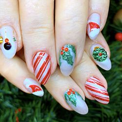 Cute Nails & Spa - Christmas nails