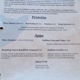 Menu page 1