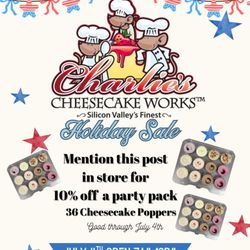 Charlie's Cheesecake Works in San Jose gift card
