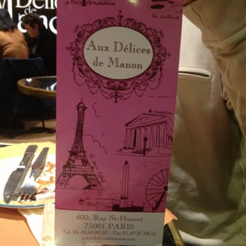 Aux Délices de Manon - Front of menu - Bakeries Near Me - Paris, 75 Aux Délices de Manon - Front of menu - Bakeries Near Me - Paris, 75