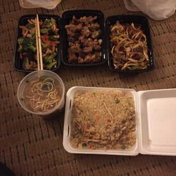 Brothers Noodles - Left to Right: Chicken broccoli, Salt and Pepper Pork, Mongolian beef, Pork bone noodle soup and pork and chicken fried rice. - Chinese Near Me - Tucson, Arizona Brothers Noodles - Left to Right: Chicken broccoli, Salt and Pepper Pork, Mongolian beef, Pork bone noodle soup and pork and chicken fried rice. - Chinese Near Me - Tucson, Arizona