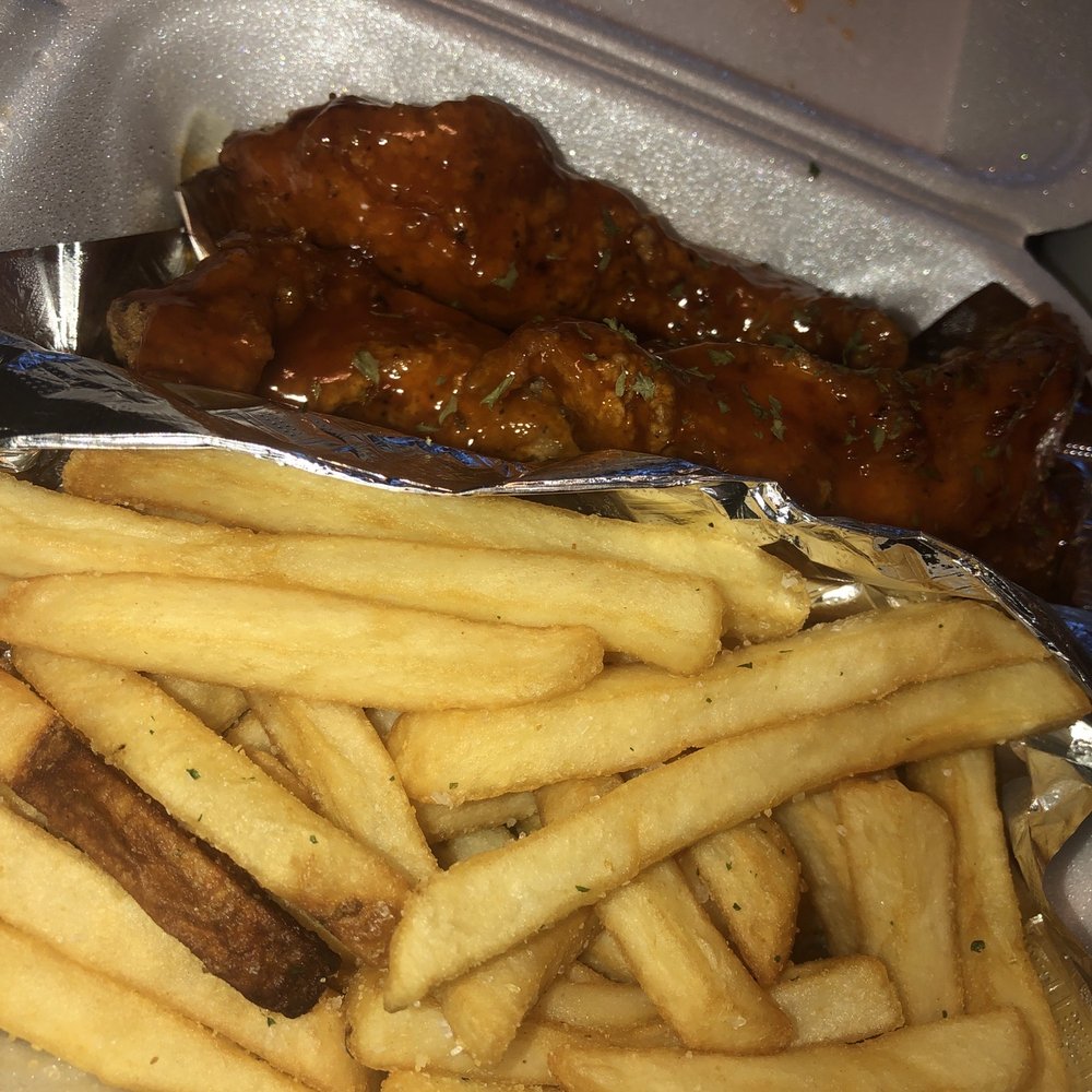 Honey Hot Tenders & Fries Honey Hot Tenders & Fries