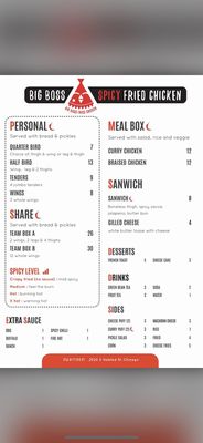 D&D brothers Hibachi&Big Boss Spicy Fried Chicken by null