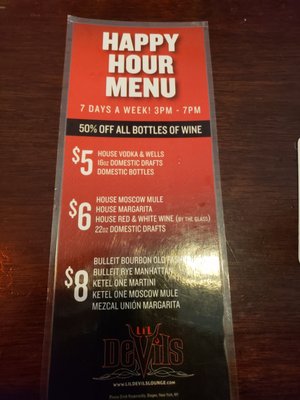 Menu photo 4 Li'l Devils Lounge Denver, CO