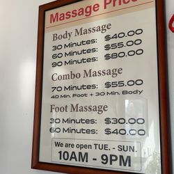 Shiny Foot Massage - New prices
