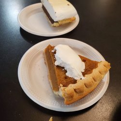 Jo's Family Restaurant - Chocolate pie, pumpkin pie