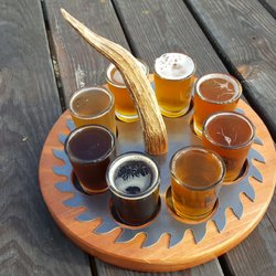 Lumber House Brewery - Our Beautiful hand crafted taster trays.