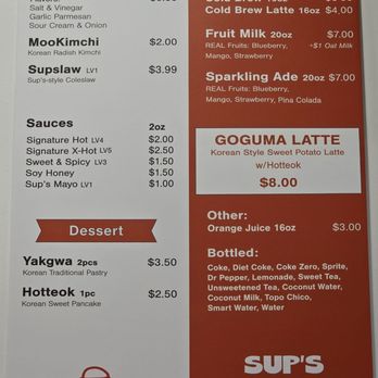 Sup's Chicken - Menu Board 06-11-2025 - Chicken Shop Near Me - Gardena, California Sup's Chicken - Menu Board 06-11-2025 - Chicken Shop Near Me - Gardena, California