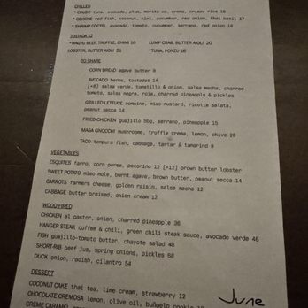 June - Food menu - Mexican Near Me - Orlando, Florida