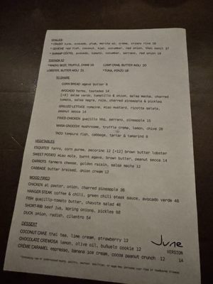 Menu photo 7 June Orlando, FL Menu photo 7 June Orlando, FL