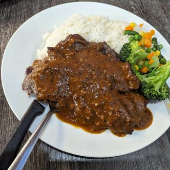 A+ Hong Kong Kitchen - Steak in black pepper sauce - Cantonese Near Me - Seattle, Washington
