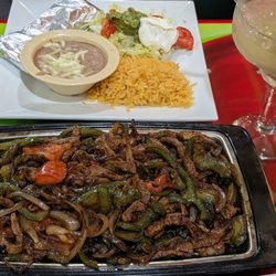 Lovo’s Bar And Grill - Steak Fajitas-Lovos-Bar-Grill II Mexican Restaurant (C) by Virginia Wright
