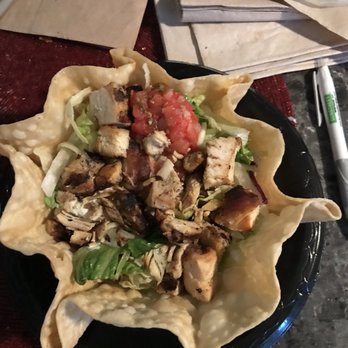 El Pollo Loco - I ordered a 2X chicken avocado salad and this is what I got. I guess avocado and tostada sound the same - Fast Food Near Me - Gilbert, Arizona El Pollo Loco - I ordered a 2X chicken avocado salad and this is what I got. I guess avocado and tostada sound the same - Fast Food Near Me - Gilbert, Arizona