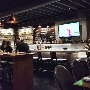 foothill - bar area - New American Near Me - Pasadena, California