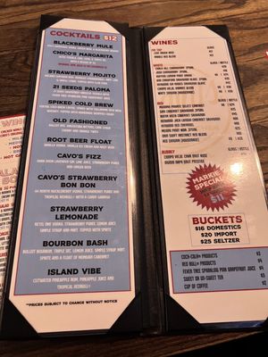 Menu photo 7 Cavo's Bar & Kitchen Orlando, FL Menu photo 7 Cavo's Bar & Kitchen Orlando, FL