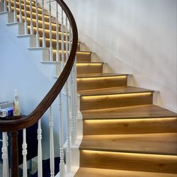 Master Carpets - Laminate flooring with sensors lighting