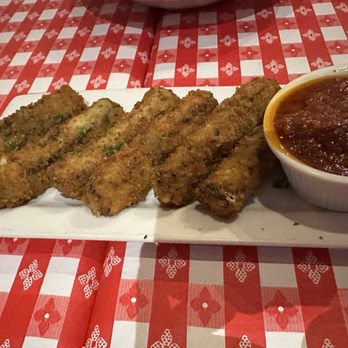 Gino's East - Magnificent Mile - Mozzarella and spinach sticks - Pizza Near Me - Chicago, Illinois Gino's East - Magnificent Mile - Mozzarella and spinach sticks - Pizza Near Me - Chicago, Illinois