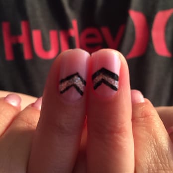 Nails Galore - This is the design Ivy insisted on doing. They are clearly very different. - Nail Salons Near Me - Cypress, California Nails Galore - This is the design Ivy insisted on doing. They are clearly very different. - Nail Salons Near Me - Cypress, California