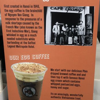 Saigon Coffee - Inception of the Hanoi Coffee Coffee - Vietnamese Near Me - San Diego, California Saigon Coffee - Inception of the Hanoi Coffee Coffee - Vietnamese Near Me - San Diego, California