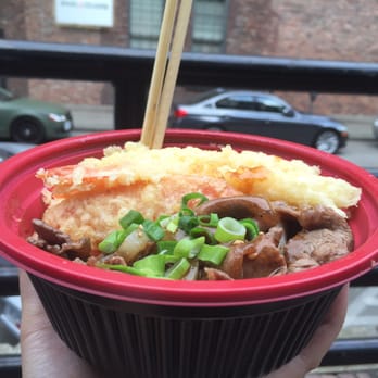 Sushi Maro - Yummy Beef Teriyaki and Tempura Don Bowl! - Sushi Bars Near Me - Vancouver, British Columbia