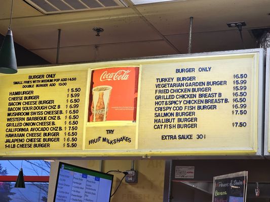 Menu photo 4 Flame Burger Plus Federal Way, WA