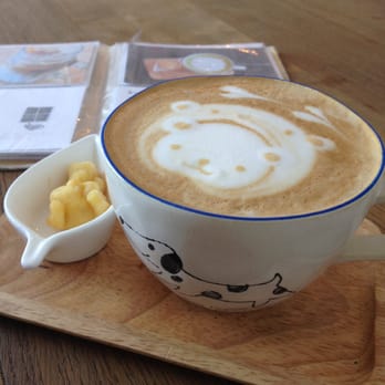 Cafe Maji - Lavender Latte - Coffee & Tea Near Me - Artesia, California