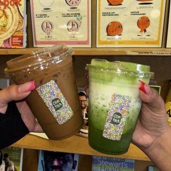 Contra Coffee & Tea - Dirty Horchata and Matcha Cloud 9 - Coffee & Tea Near Me - Orange, California