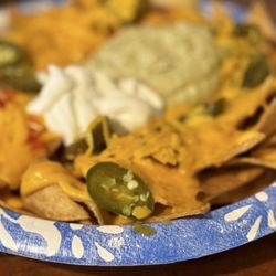 El Farolito Restaurant - The HALF nachos was plenty! And delicious!