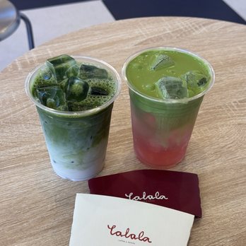 Lalala - matcha latte with oat milk and their coconut matcha! - Coffee & Tea Near Me - Newark, California Lalala - matcha latte with oat milk and their coconut matcha! - Coffee & Tea Near Me - Newark, California