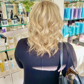 Salon Dusserre - the back of my hair when she was all done!  love it! - Hair Stylists Near Me - Orange, California