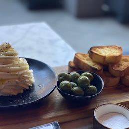 Ricotta at Bianco. Oh those olives... Ricotta at Bianco. Oh those olives...