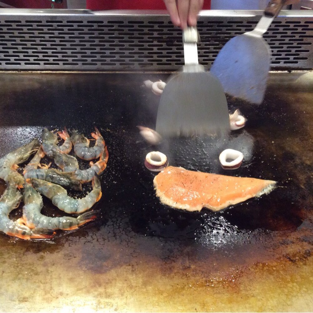Teppanyaki Brothers - The lady was cooking this in front of me. Why did I order something else?! - Japanese Near Me - Taguig, NCR