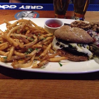 Peter B's - Veggie sandwich with garlic fries - Breweries Near Me - Monterey, California Peter B's - Veggie sandwich with garlic fries - Breweries Near Me - Monterey, California