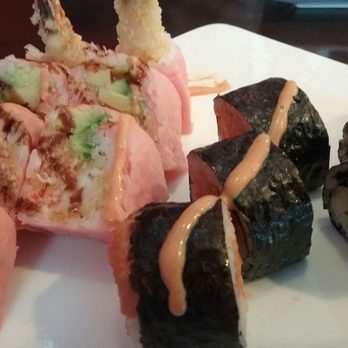 Ginza Japan - Angel roll and dynamite roll - Japanese Near Me - New Bern, North Carolina Ginza Japan - Angel roll and dynamite roll - Japanese Near Me - New Bern, North Carolina