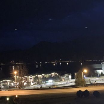 Crowne Plaza Lake Placid - Lake view room at night - Hotels Near Me - Lake Placid, New York
