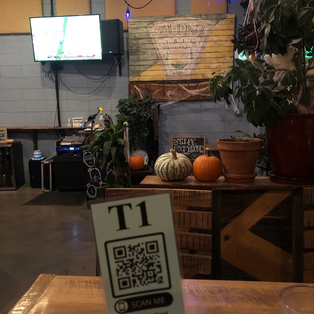 Zuni Street Brewing - View from our table. TV for football and the entrance. - Breweries Near Me - Denver, Colorado Zuni Street Brewing - View from our table. TV for football and the entrance. - Breweries Near Me - Denver, Colorado