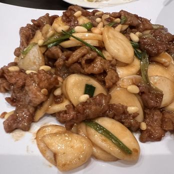 Tasty China - Beef cube w Pine nuts & rice cake - Chinese Near Me - Torrance, California Tasty China - Beef cube w Pine nuts & rice cake - Chinese Near Me - Torrance, California